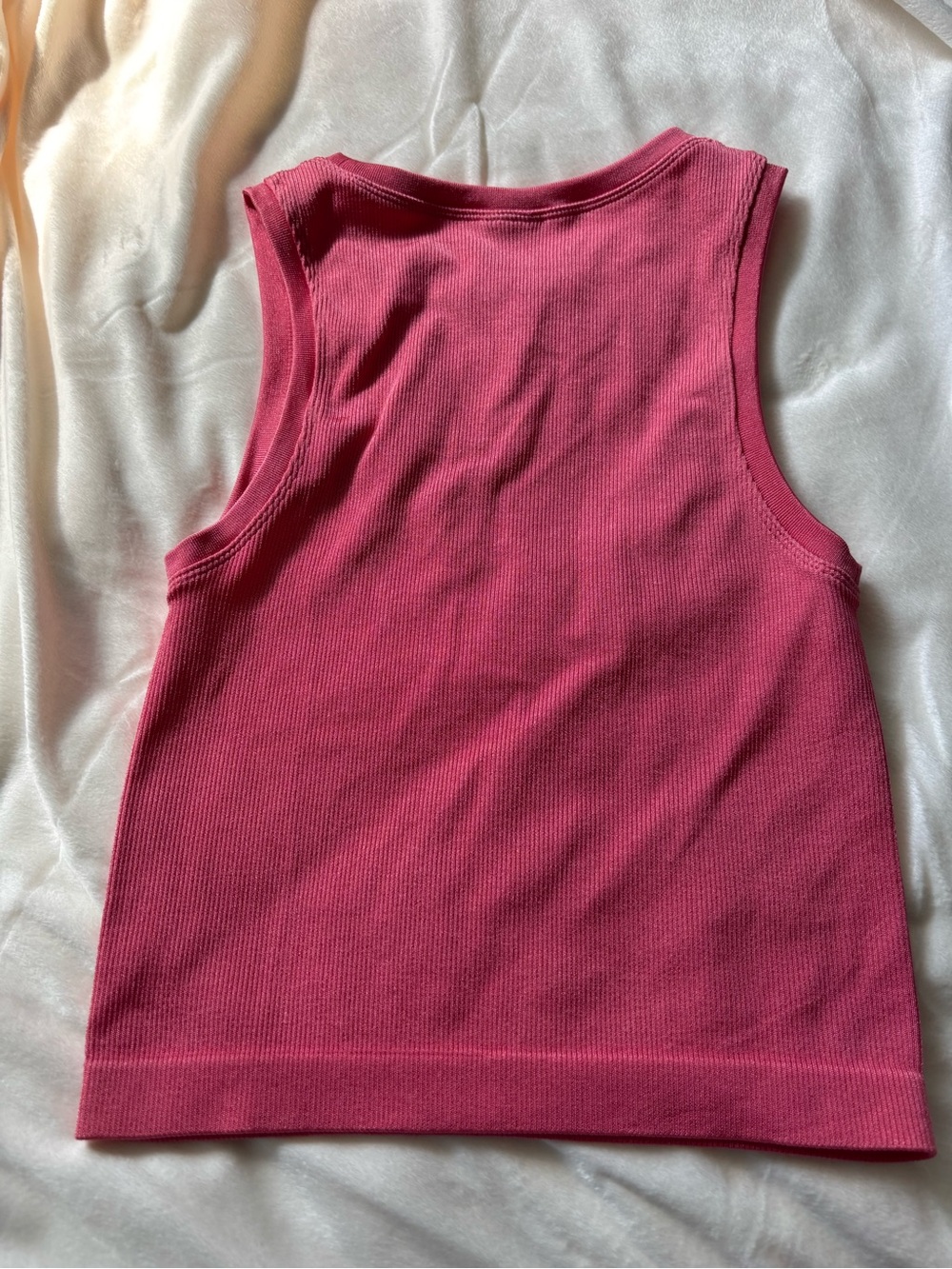 Express Coral pink Ribbed Tank - Picture 4 of 11